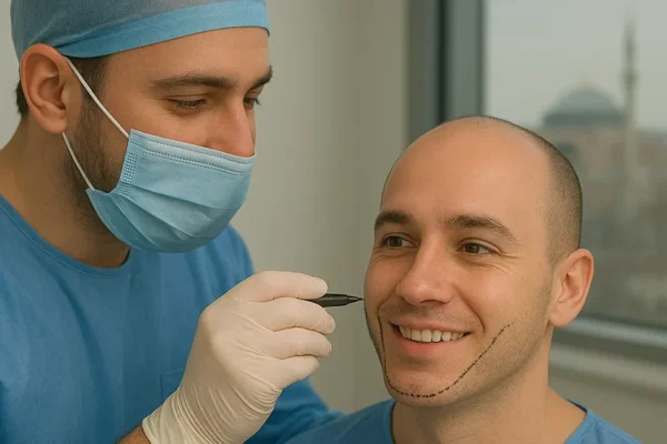 Trapianto di barba a Istanbul