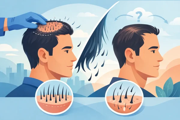 Does Existing Hair Fall Out After a Hair Transplant?