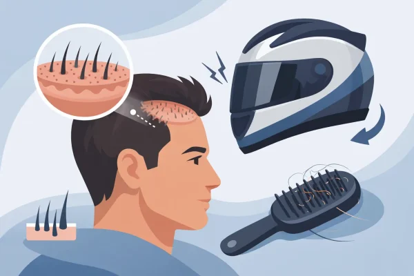 Can Wearing a Helmet Damage Transplanted Hair?