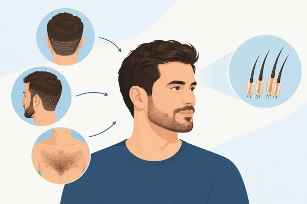 Can Hair Be Taken From Different Donor Areas?