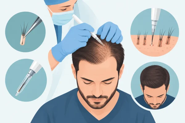 How Are Hair Grafts Implanted in a DHI Transplant?