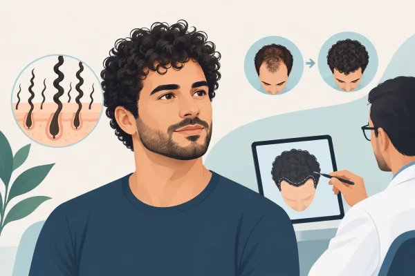 How Curly Hair Changes Hair Transplant Planning